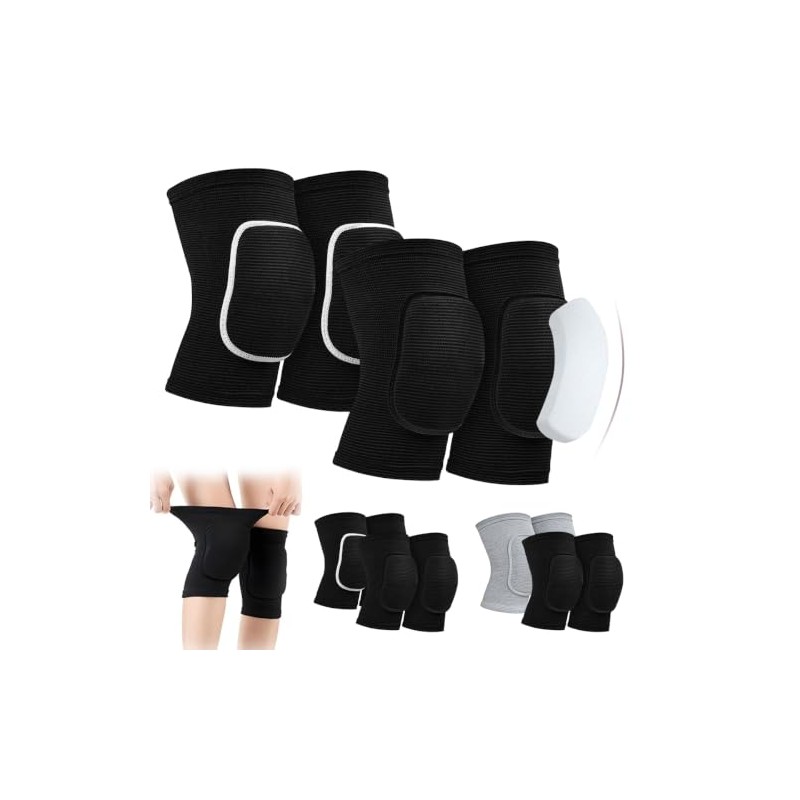 NIAWEA 2 Par Rodilleras de Voleibol y Ballet con Almohadilla