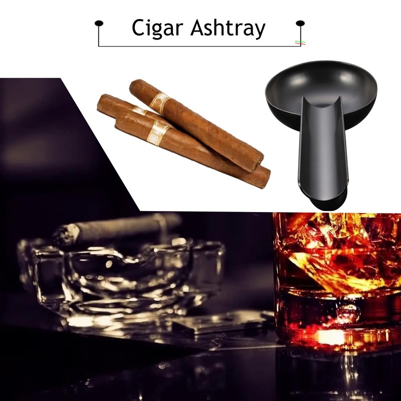 Creative Stainless Steel Spoon Cigar Ashtray