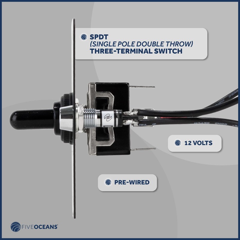 Five Oceans Toggle Boat Anchor Windlass Switch, 2-Pack, Controlling Up/Down