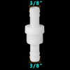 Feelers 3/8" (10MM) One Way Inline Check Valve Non-Return One-Way