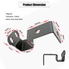 DarSeity 1 Pair RZR A-Pillar Light Mounting Bracket, Rust Proof