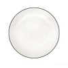 LIGNE Dessertteller D. 21 cm schwarze Linie