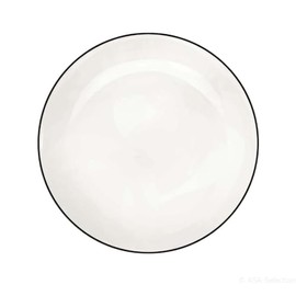 LIGNE Dessertteller D. 21 cm schwarze Linie