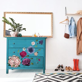 Redesign Décor Transfers®-Lush Floral Ii-6 Sheets, 44"x30" Wall Murals Decor