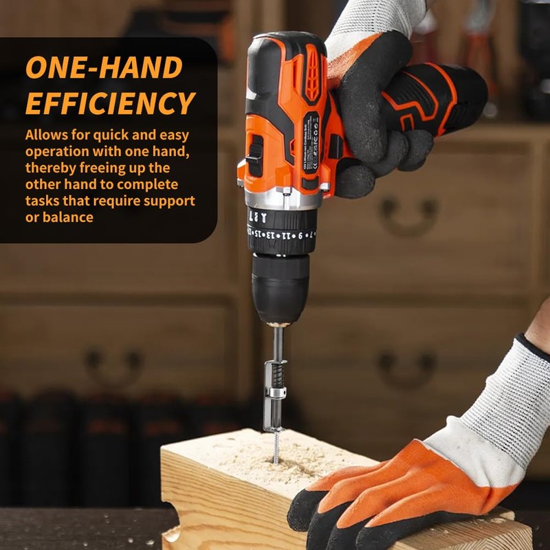 2Pcs Spring-loaded Screw Holder Bit,Scalable Screw Drive Guide Drill Bit