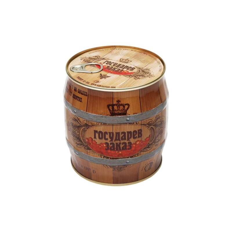Gosudarev Zakaz Salmon (Red) Caviar 907 g (2 lbs) can