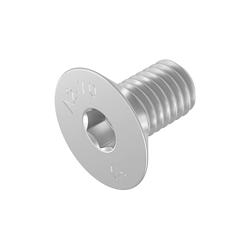 SECCARO Countersunk Screw M4 x 8mm Stainless Steel V2A VA