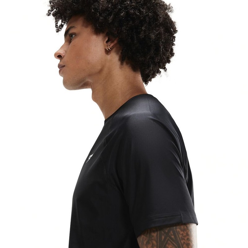 Speedo Men's Essential Short Sleeve Rash top, Black, Large