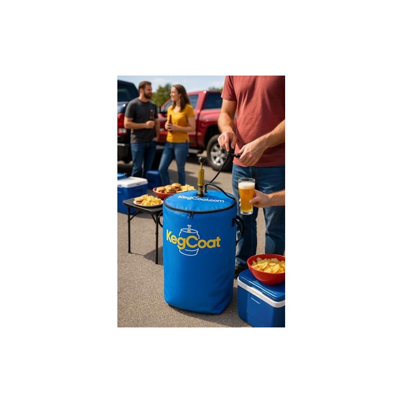 Kegcoat Beer Keg Insulator Jacket