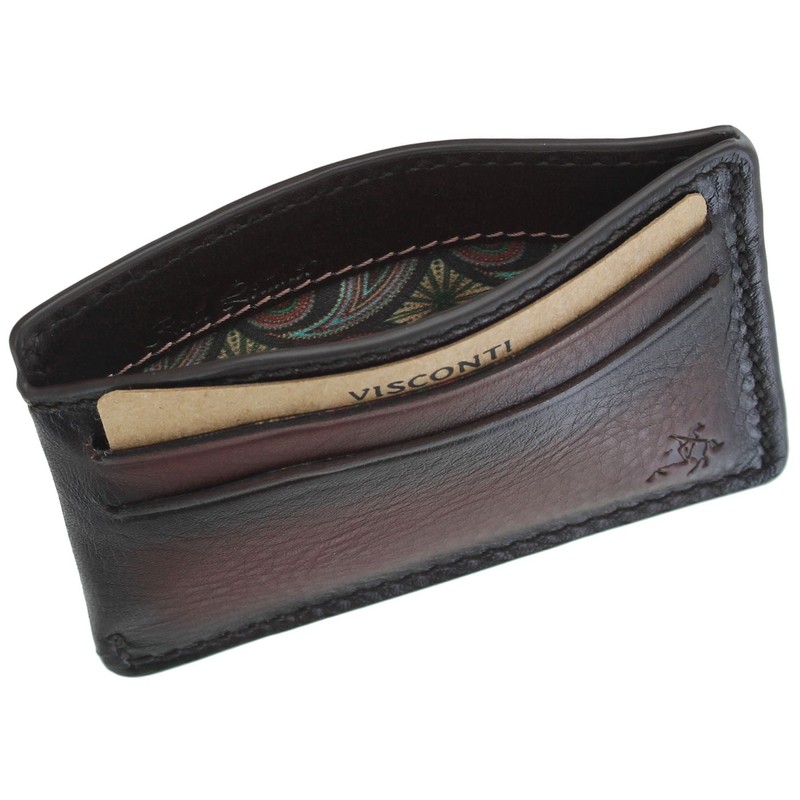 Visconti Montpellier Collection Luc Leather Card Holder RFID Blocking MT86