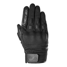 Furygan Jet Lady D3O EVO - Motorcycle Gloves for Women - 100% Leather Palm - Touchscreen Compatibility - Comfort - Summer Gloves - Breathable & Lightweight, Black