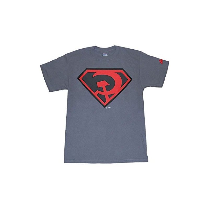 Super Man Red Son Logo T-Shirt-Medium