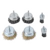 6 Pcs Drill Wire Brush Multi Functional Wire Cup Brush