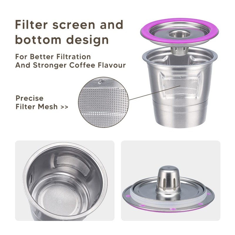 Reusable Coffee Filter Replacement for Keurig K Mini Plus Refillable