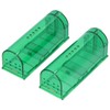 2Pcs Waterproof Mouse Trap Cage Automatic Plastic Mouse Catcher for