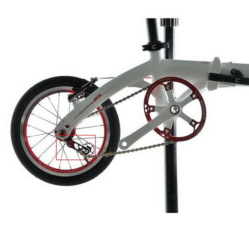 Baceyong Single Speed Rear Tensioner Folding Bicycle Aluminum Alloy Chain
