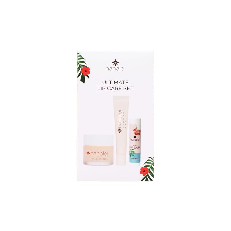Hanalei Set Completo Para El Cuidado De Los Labios Exfoliante