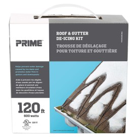 Prime Wire & Cable RHC600W120 Roof & Gutter De-Icing Kit Roof Heating Cable