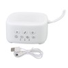 Sleep Sound Machine Intelligent Timing Adjustable Volume USB Charging White