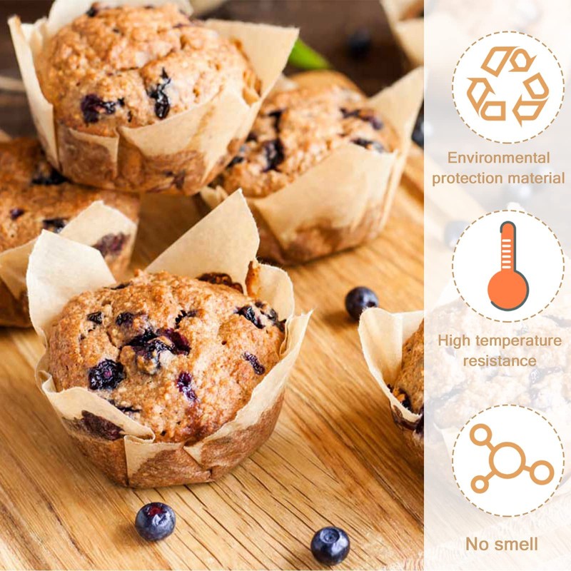 MULEVIP Cupcake Baking Cups Pack of 250 Muffin Cases Paper,