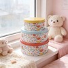 PHILPETY Decorative Flower Storage Box Rural Tin Gift Box Tinplate