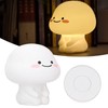 Silicone Night Light USB Charging Touch Sensing Timing Bedside Lamp