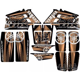 banshee yamaha banshee full graphics kit...THICK AND HIGH GLOSS