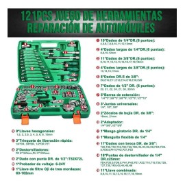 Juego De Herramientas Reparación De Automóviles Shawty 121pz