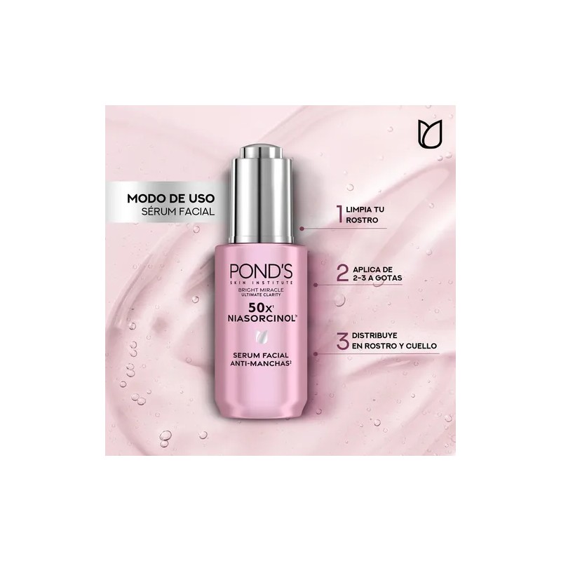 Pond's Sérum Facial 50x Bright Miracle Con Niasorcinol 30ml