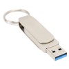 Key Chain Flash Drive 2 in 1 OTG USB3.0 TO