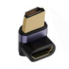 cablecc HDMI Male to HDMI 2.1 Female Up Angled Vertical