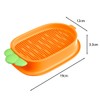 Tiardey 2 Pieces Orange Cat Grass Tray, Cat Grass Germination
