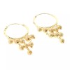 neXxtten Gold Tone Gold Plated Drop Earrings OYE579-GLD