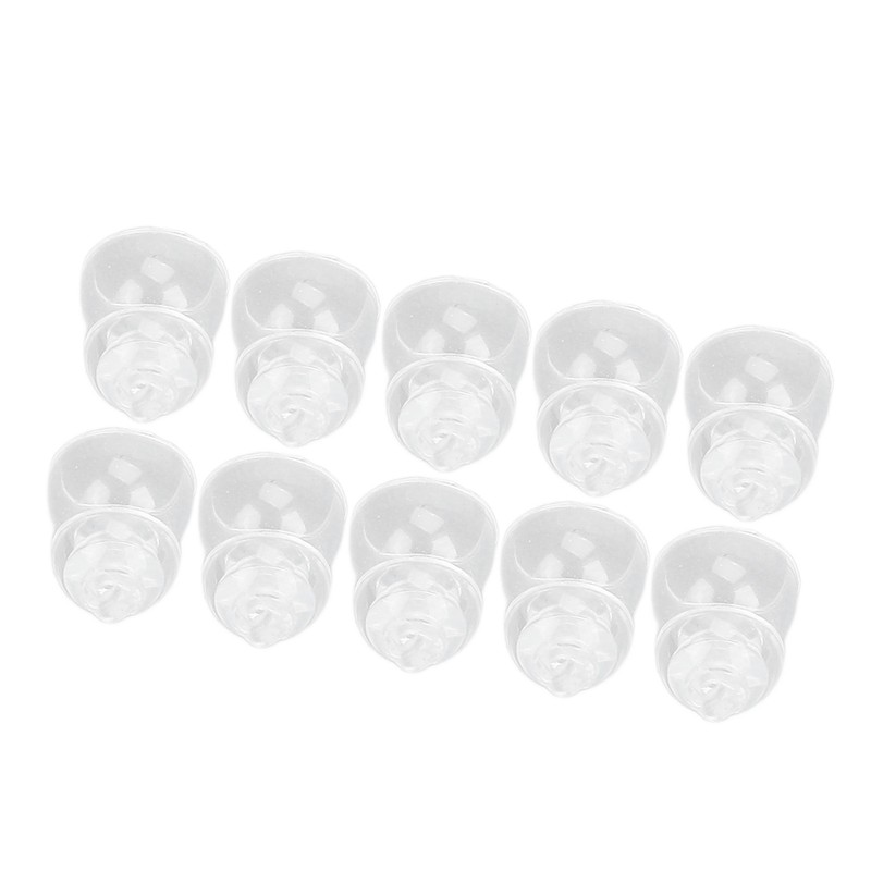 10 Pcs Sound Amplifier Dome Soft Silicone Anti Static Dual