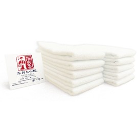 White Towels, Face Towels, 230 Momme, Set of 10, Japanese Towels, "Taoru Komachi", Water Absorbent, Quick Drying, Durable