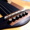 Guitar Bridge Pins, 6 Pcs Ebony Acoustic Guitar Pegs with