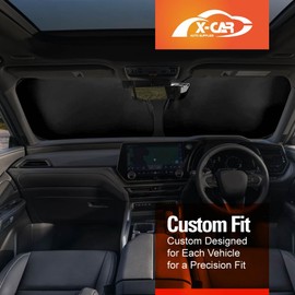 X-Car Windscreen Sun Shade for Lexus RX350 RX350h RX500h 2022-Onwards Blocks UV Rays Foldable Custom Wind Screen Sun Visor Protector