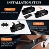 Car Back Seat Organizer with Multi-Pocket Design Leather Organizer with
