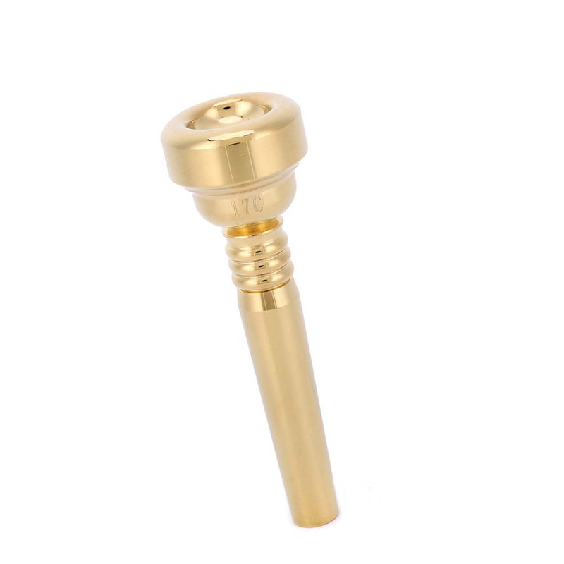 Trumpet Mouthpiece Gold Fashionable Look Beginner Musical Instrument Accessories 17C