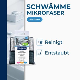 Starwax 2 x Microfibre Sponges