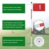 Golf Flagstick, 6 Ft Golf Hole Flags for Putting Green,