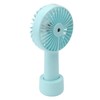 Handheld Misting Fan Quiet 2000mAh 3 Wind Speed 2 Spray
