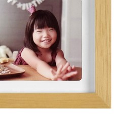 Hakuba FWLGC-NTA4T Liege Charite Photo Frame, A4 Faceted Type, Wooden, Natural
