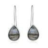 Boho & Hippie Sterling Silver Earrings for Gift, Earrings, Pear