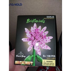Brickcraft Bricktanicals Dahlia Brick Building Set Brickcraft Flower Shop 100 Pieces