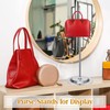 Therwen 10 Pcs Bag Display Stands Purse Display Stand Adjustable