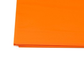 Premium Cotton Blend Broadcloth Poplin Fabric for Costumes and Crafting by The Yard(Orange,1 Yard)