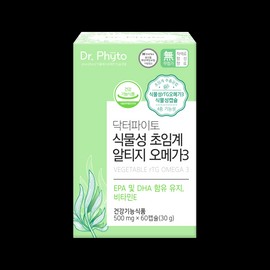 Doctor Pyto Dr. Phyto Vegetable Supercritical Altige Omega 3 85% Purity Pregnant and Lactating Women 60 Capsules, 4 Pieces / 닥터파이토 식물성 초임계 알티지 오메가3 85%순도 임산부, 수유부 60캡슐, 4개