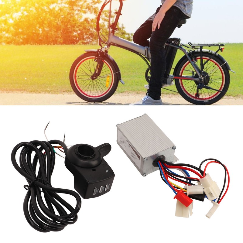 24V 250W Electric Bike Controller Thumb Throttle Set for Electric