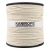 Cotton Rope Cord 4mm 100m Braided Color Natural (Beige)
